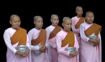 Groupe de nonnes