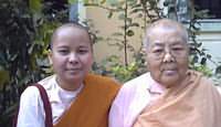 Young nun with old nun